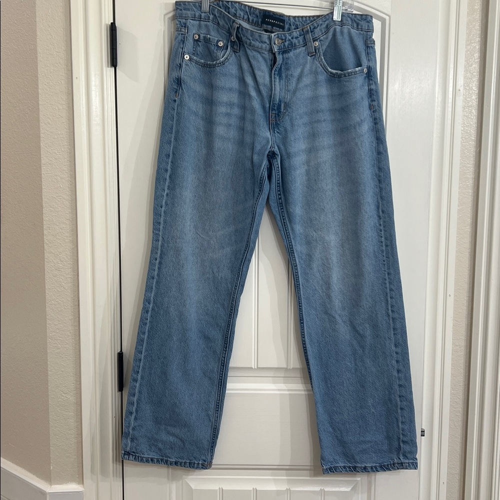 Aeropostale Light Blue Baggy Jeans